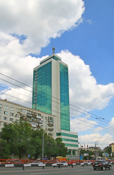 КИЕВ, УКРАИНА - 1 июня: Бульвар Победы. Министерство иностранных дел

