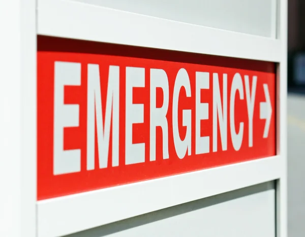 Sinal de emergência — Fotografia de Stock