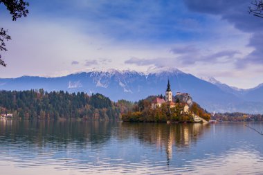 Bled with lake, Slovenia, Europe clipart