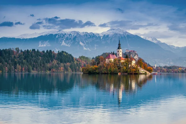 Krwawienie z jeziora, Słowenia, Europa — Zdjęcie stockowe