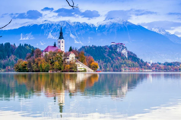 Bled s jezerem, Slovinsko, Evropa — Stock fotografie