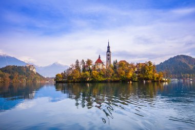 Bled with lake, Slovenia, Europe clipart
