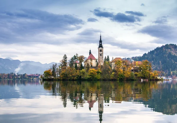 Bled mit See, Slowenien, Europa — Stockfoto