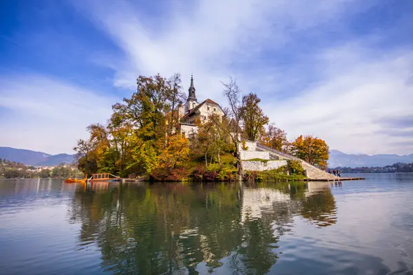 Stock image Bled with lake, Slovenia, Europe