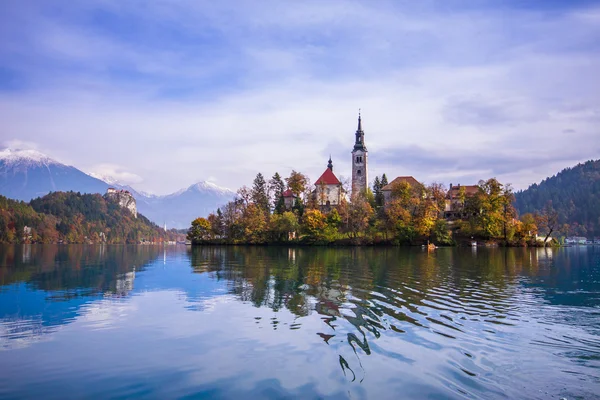 Bled mit See, Slowenien, Europa — Stockfoto