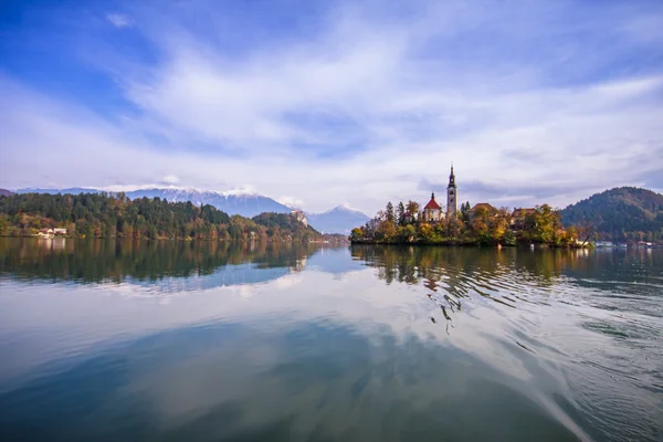 호수로 둘러싸인, 유럽 슬로베니아 — 스톡 사진