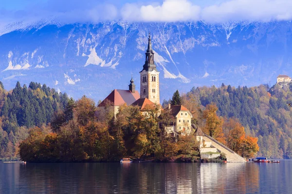 Bled s jezerem, Slovinsko, Evropa — Stock fotografie
