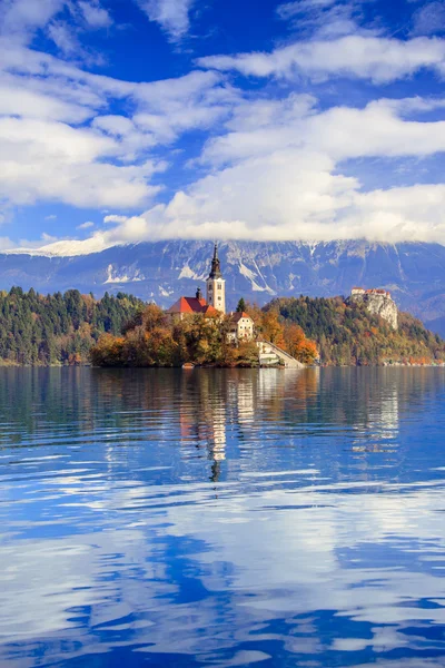Bled avec lac, Slovénie, Europe — Photo