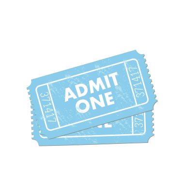 Admit One Ticket clipart
