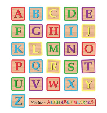 Alphabet Blocks clipart
