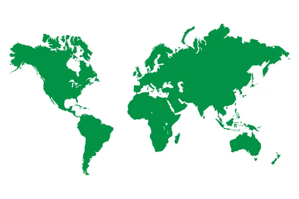 Mappa del mondo — Vettoriale Stock