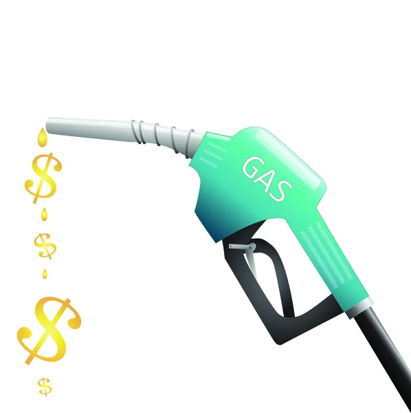 Precios del gas — Vector de stock