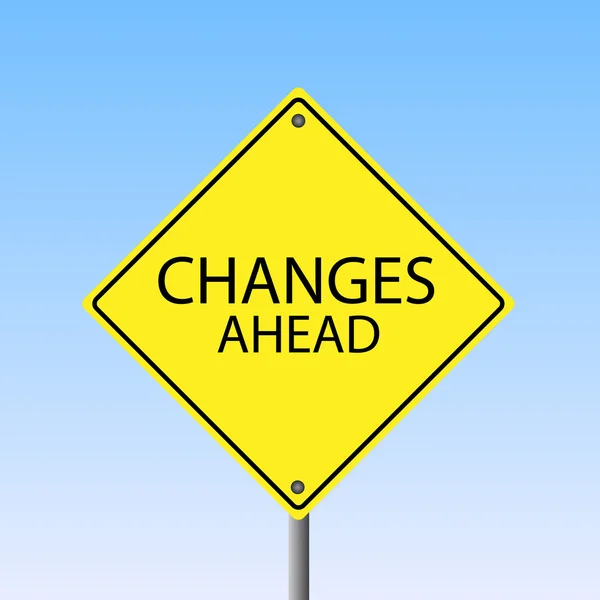 Changes Ahead — Stock Vector