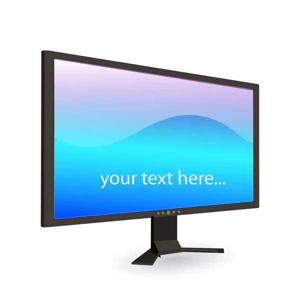 Computerbildschirm — Stockvektor