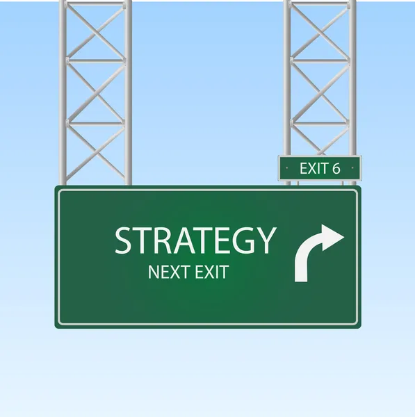Strategy Ahead — Stock Vector