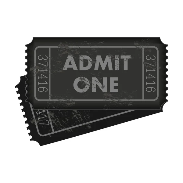 Admit One Tickets — Stock Vector