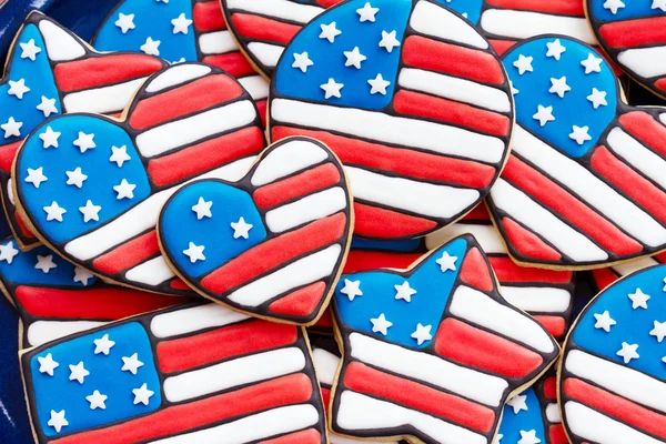 Biscoitos patrióticos — Fotografia de Stock