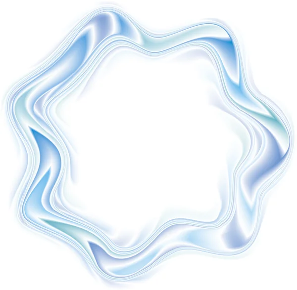 Abstract frame met vector. achtergrond van het kabbelend water lijnen — Stockvector