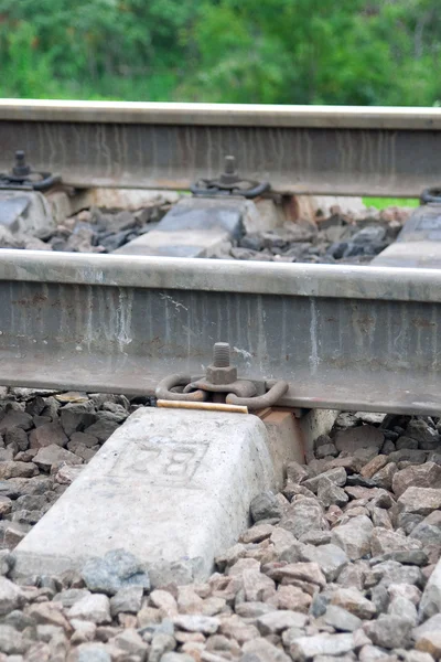 The rails and sleepers — Stock Photo, Image