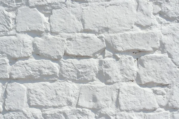 La pared de ladrillo blanco — Foto de Stock