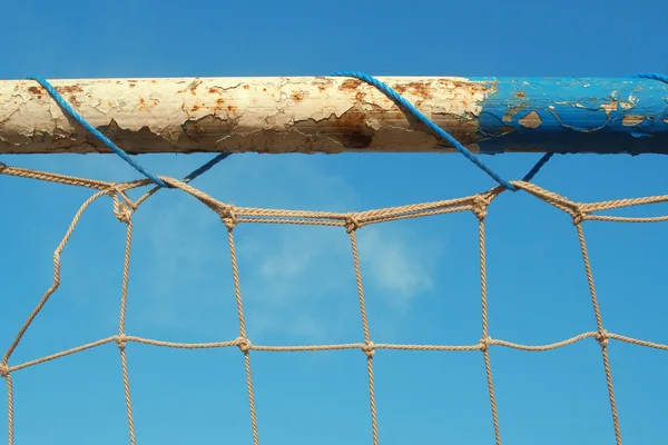 stock image The old football goal