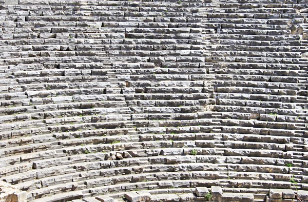 Onderdeel van het oude amfitheater in Myra, Turkije — Stockfoto