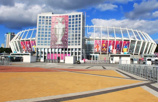 Olympic stadium (NSC Olimpiysky) - main stadium of Euro-2012 football championship — Stock Photo, Image