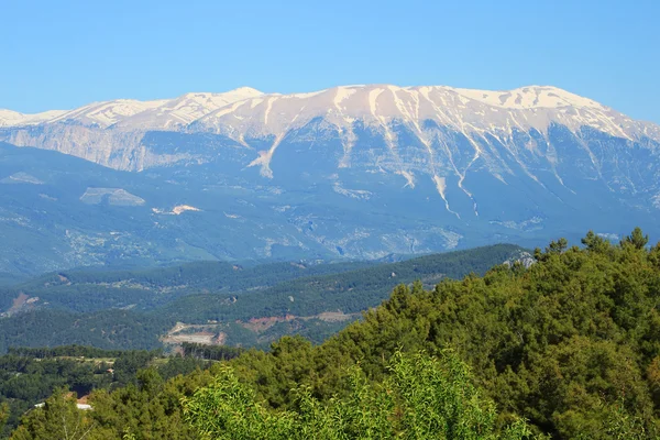 Montanhas Taurus perto da cidade Kumluca, Turquia — Fotografia de Stock