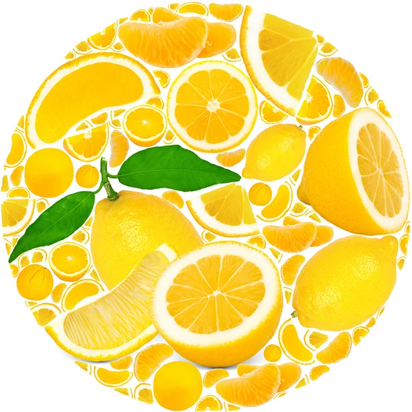 Círculo de limón — Foto de Stock