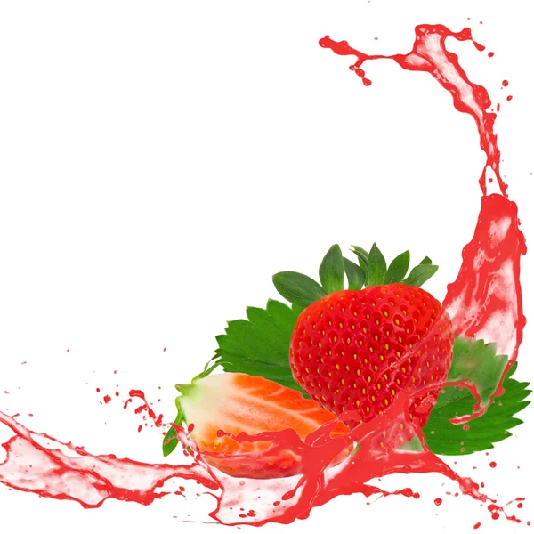 Frukt splash — Stockfoto