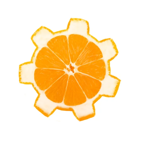 Оранжевое колесо — стоковое фото