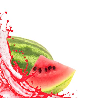 Fruit with splash clipart