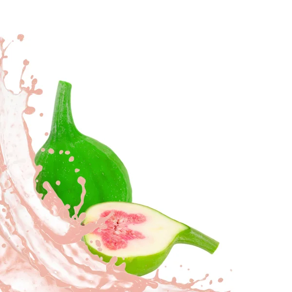 Figs with splash — Stock Photo, Image