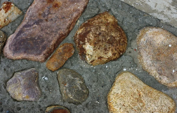 Pista da pedra natural — Fotografia de Stock