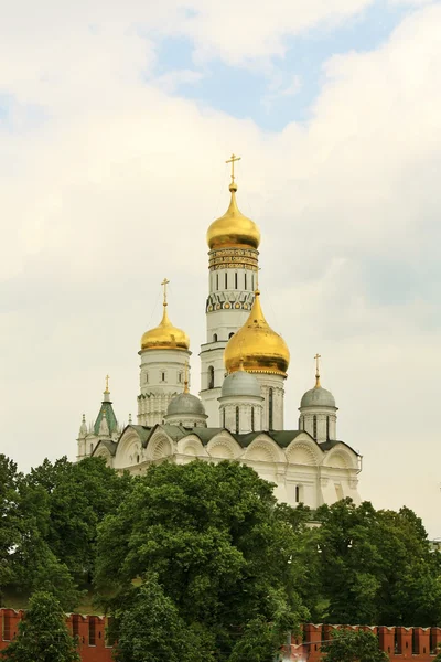 莫斯科克里姆林宫的圆顶 — 图库照片