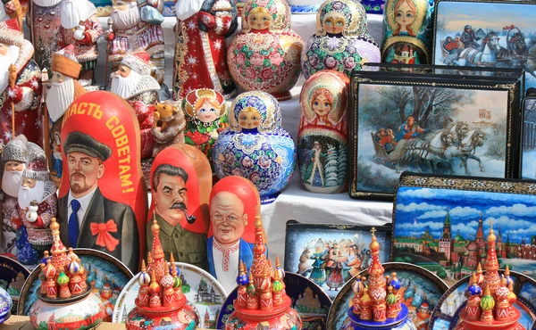 stock image Nesting dolls for tourists