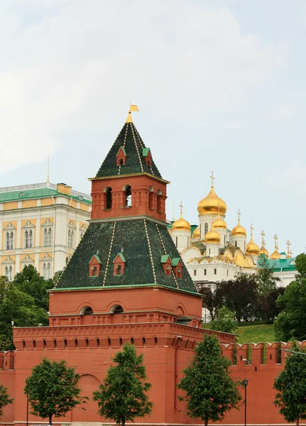 Cúpulas del Kremlin de Moscú — Foto de Stock