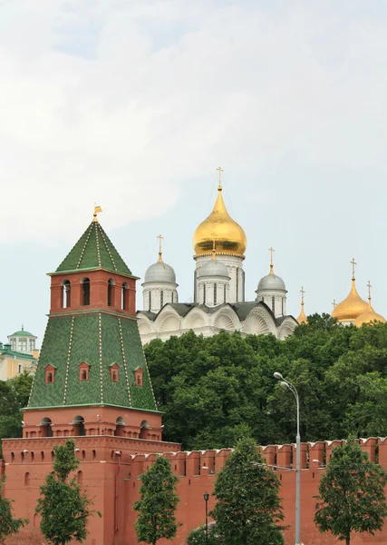 莫斯科克里姆林宫的圆顶 — 图库照片