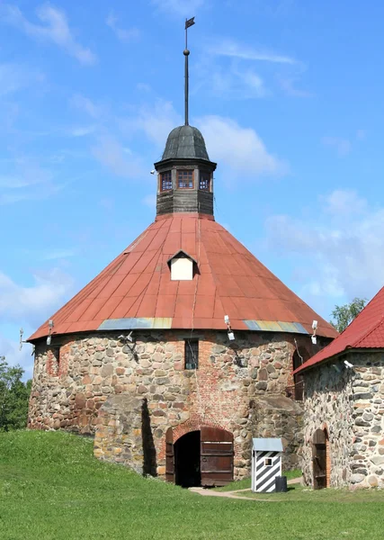Tornet av medeltida slott — Stockfoto