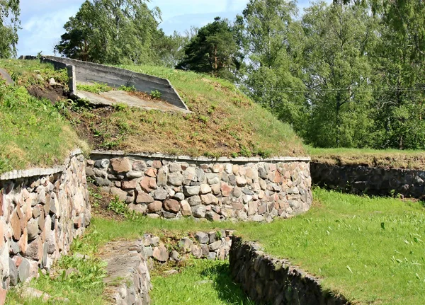 Стіна середньовічного замку — стокове фото