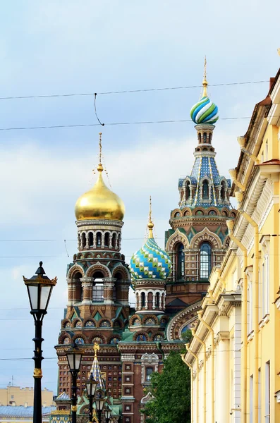 Kerk van de Verlosser op het vergoten bloed in Sint-Petersburg — Stockfoto
