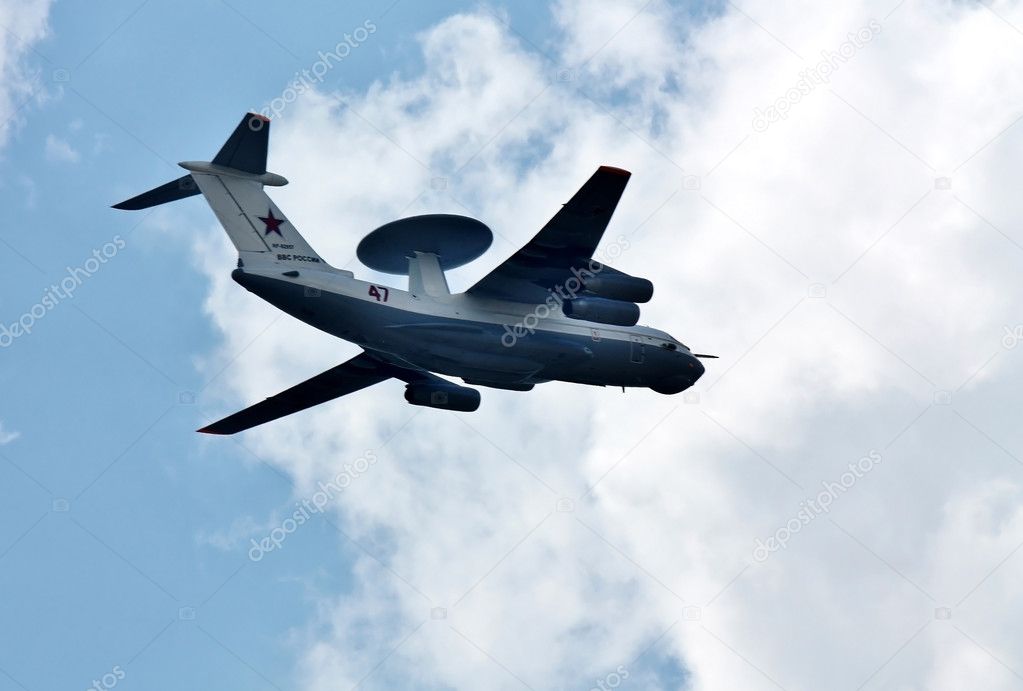Russian military aircraft “A-50 ” in flight