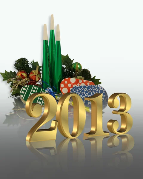 Nový rok 2013 grafika — Stock fotografie