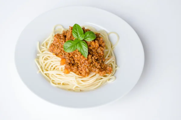 Cena de espaguetis italianos —  Fotos de Stock