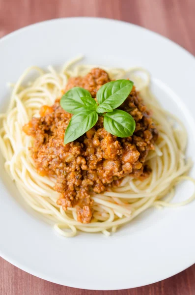 Italiaanse spaghetti diner — Stockfoto