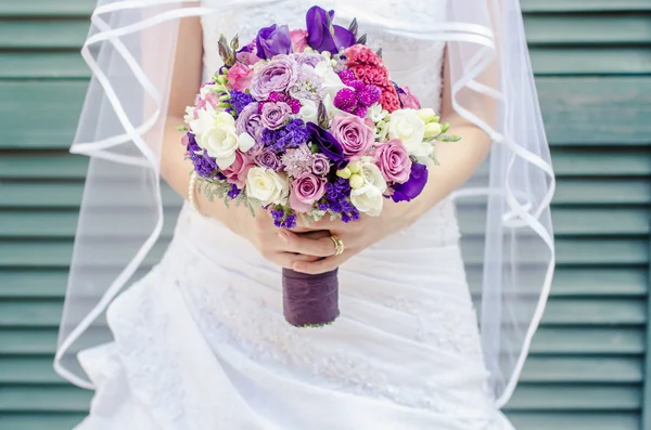婚礼花束 图库图片