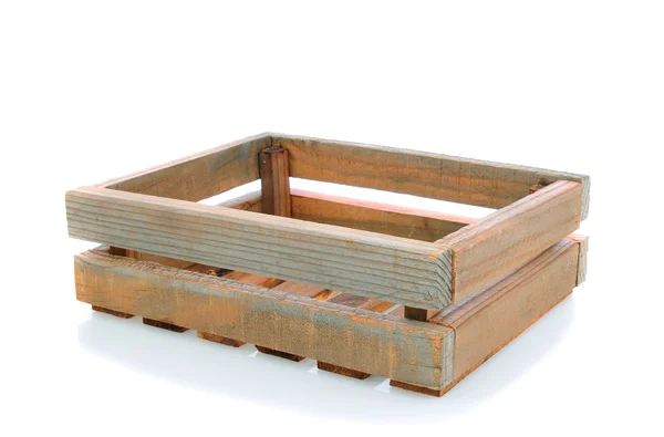 Caja de envío de madera vieja —  Fotos de Stock