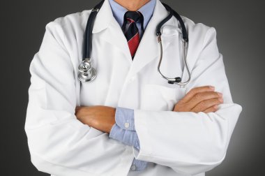 Doctor With Arms Folded clipart