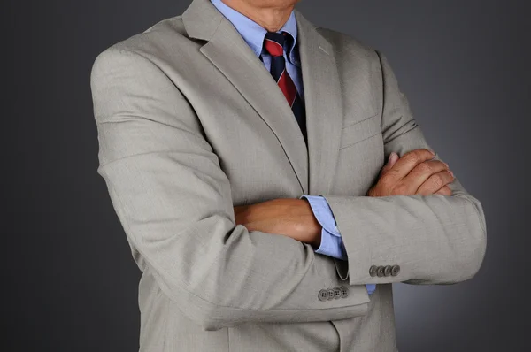 Business Man With Arms Folded — Stock Photo, Image