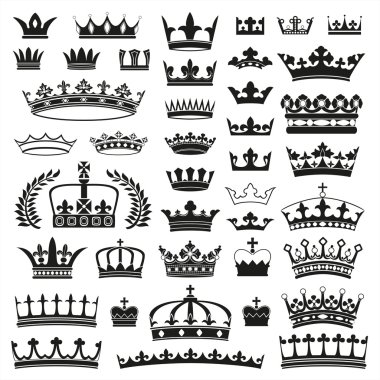 CROWNS collection clipart